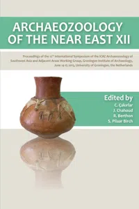 Archaeozoology of the Near East XII_cover