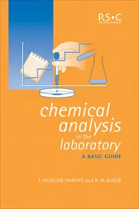 Chemical Analysis in the Laboratory_cover