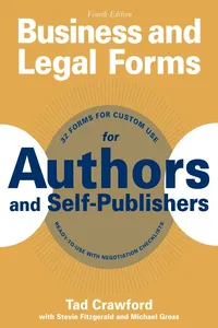 Business and Legal Forms for Authors and Self-Publishers_cover