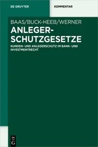 Anlegerschutzgesetze_cover