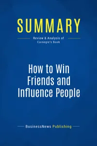 Summary: How to Win Friends and Influence People_cover