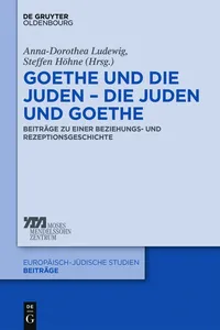 Goethe und die Juden – die Juden und Goethe_cover