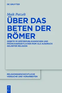 Über das Beten der Römer_cover