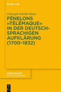 Fénelons "Télémaque" in der deutschsprachigen Aufklärung_cover