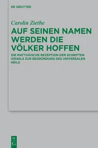 Auf seinen Namen werden die Völker hoffen_cover