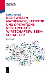 Basiswissen Mathematik, Statistik und Operations Research für Wirtschaftswissenschaftler_cover