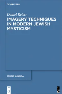 Imagery Techniques in Modern Jewish Mysticism_cover