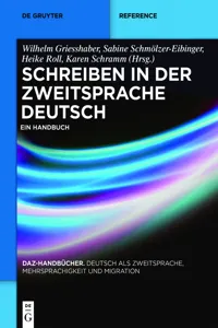 Schreiben in der Zweitsprache Deutsch_cover