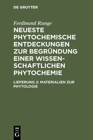 Materialien zur Phytologie