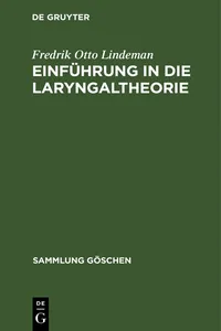 Einführung in die Laryngaltheorie_cover