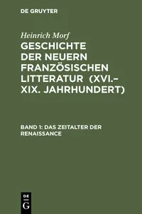 Das Zeitalter der Renaissance_cover