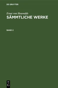 Ernst von Houwalds: Sämmtliche Werke. Band 2_cover