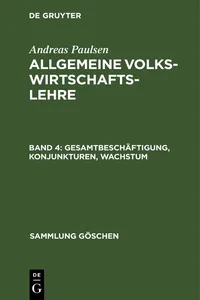 Gesamtbeschäftigung, Konjunkturen, Wachstum_cover