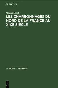 Les charbonnages du nord de la France au XIXe siècle_cover