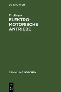 Elektromotorische Antriebe_cover