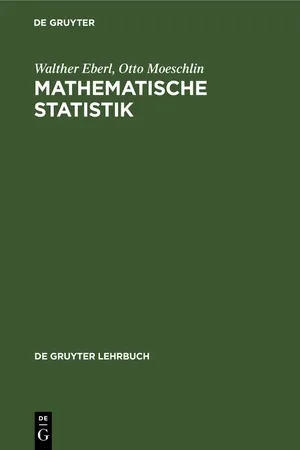 Mathematische Statistik