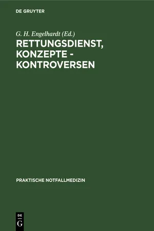 Rettungsdienst, Konzepte - Kontroversen