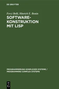 Software-Konstruktion mit LISP_cover