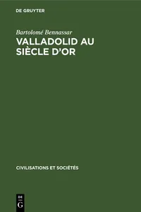 Valladolid au siècle d'or_cover