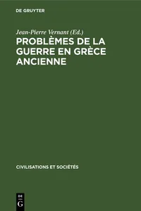 Problèmes de la guerre en Grèce ancienne_cover