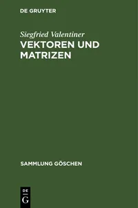 Vektoren und Matrizen_cover