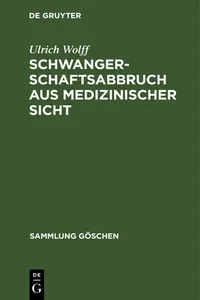 Schwangerschaftsabbruch aus medizinischer Sicht_cover