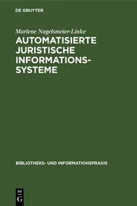 Automatisierte juristische Informationssysteme_cover