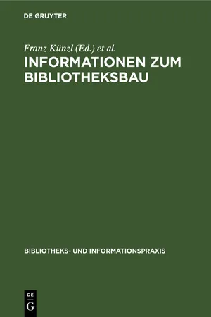 Informationen zum Bibliotheksbau