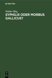 Syphilis oder morbus gallicus?_cover