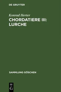 Chordatiere III: Lurche_cover