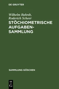 Stöchiometrische Aufgabensammlung_cover