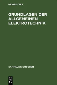 Grundlagen der allgemeinen Elektrotechnik_cover