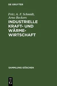 Industrielle Kraft- und Wärmewirtschaft_cover