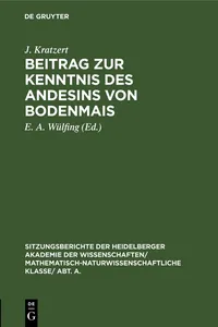 Beitrag zur Kenntnis des Andesins von Bodenmais_cover