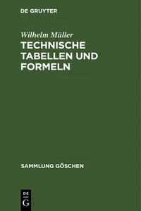 Technische Tabellen und Formeln_cover