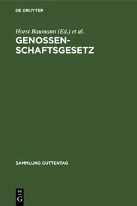 Genossenschaftsgesetz_cover