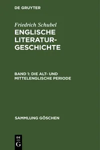 Die alt- und mittelenglische Periode_cover