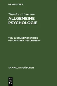 Grundarten des psychischen Geschehens_cover