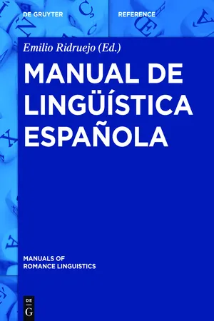 Manual de lingüística española