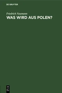 Was wird aus Polen?_cover