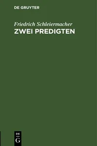 Zwei Predigten_cover