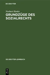 Grundzüge des Sozialrechts_cover