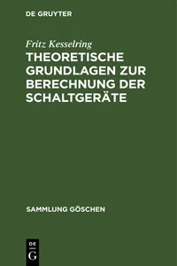 Theoretische Grundlagen zur Berechnung der Schaltgeräte_cover