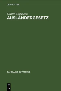 Ausländergesetz_cover