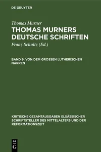 Von dem großen Lutherischen Narren_cover