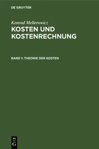 Theorie der Kosten_cover