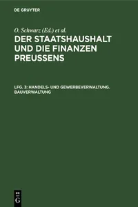 Handels- und Gewerbeverwaltung. Bauverwaltung_cover