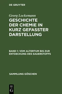 Vom Altertum bis zur Entdeckung des Sauerstoffs_cover