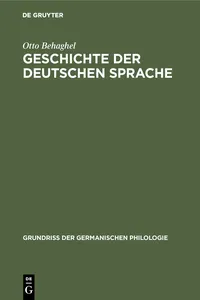 Geschichte der deutschen Sprache_cover