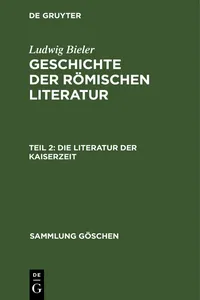 Die Literatur der Kaiserzeit_cover